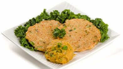 Millet Pancakes with Lentil Puree
