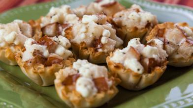 Mini Pear and Goat Cheese Tarts