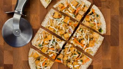 Pad-Thai Flatbread Pizza
