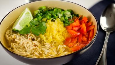 Spaghetti Squash "Ramen" Noodle Bowl