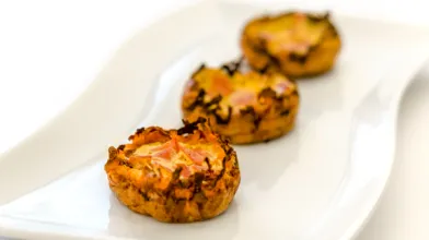 Sweet Potato Baskets with Eggs