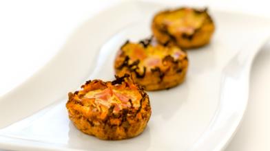 Sweet Potato Baskets with Eggs