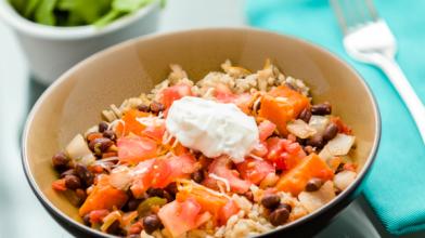 Sweet Potato Burrito Bowl