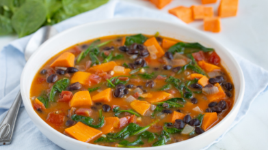 Sweet Potato and Black Bean Soup