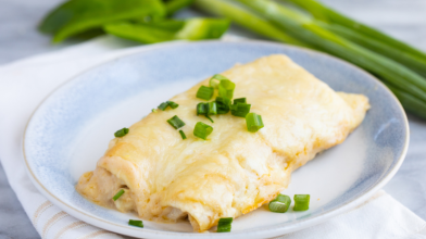 Green Bell Pepper Enchiladas