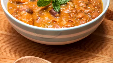 Sausage, Bean and Quinoa Soup