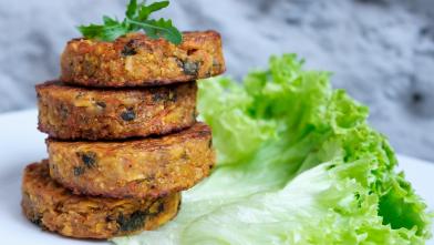 Black Bean Patties with Cilantro and Lime