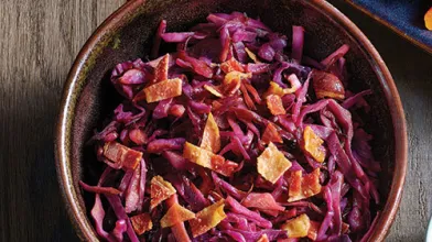 Apple Cider Honey Red Cabbage