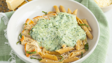 Creamy Basil Chicken Pasta