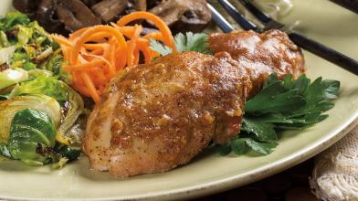 Maple-Mustard Chicken Thighs