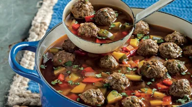 Mexican Meatball Soup (Albondigas)
