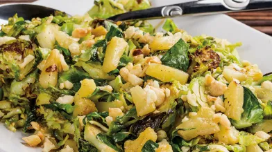 Hawaiian Shaved Brussels Sprouts