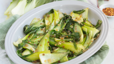 Easy Garlic Bok Choy