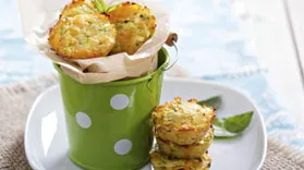 Savory Cauliflower and Cheesy Cakes
