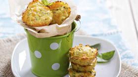 Savory Cauliflower and Cheesy Cakes