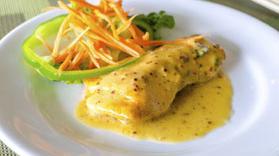 Yogurt Curry Marinated Tilapia