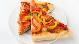 Roasted Pepper Pizza