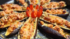Grilled Cheesy Eggplant