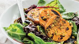 Peppercorn Pistachio Caesar-Style Salad with Chicken