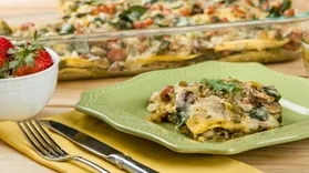 Roasted Vegetable Enchilada Bake