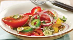 Sweet Pepper, Onion and Tomato Salad