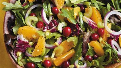 Mixed Greens and Cranberry Salad 