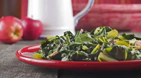 Sautéed Kale with Turkey Bacon