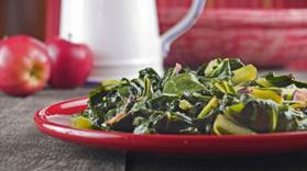 Sautéed Kale with Turkey Bacon