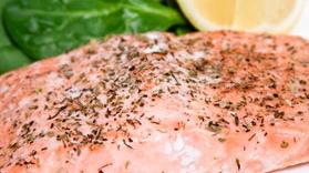 Salmon Stuffed with Spinach and Feta