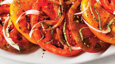 Seasonal Heirloom Tomato Salad