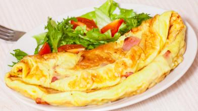 Sweet Onion Frittata with Ham