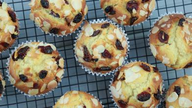 Cranberry Almond Muffins
