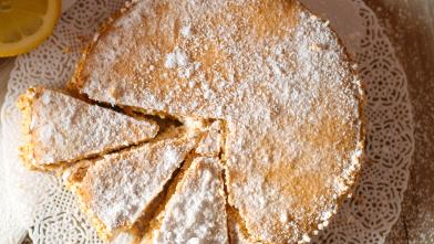 Pear, Ricotta and Pine Nut Cake