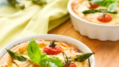 Savory Asparagus Custards