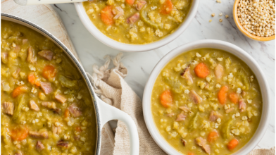 Sorghum Split Pea Soup