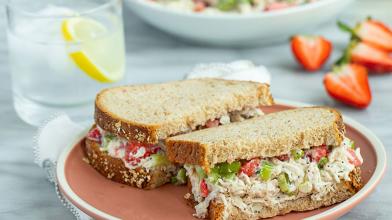 Strawberry Chicken Salad Sandwich