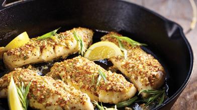 Tarragon-Mustard Cod