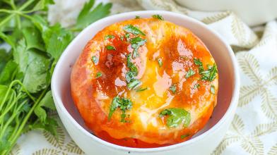 Tuna Salad Stuffed Tomato Melts