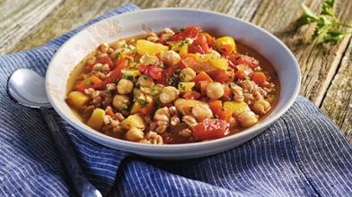 White Bean and Vegetable Soup With Farro