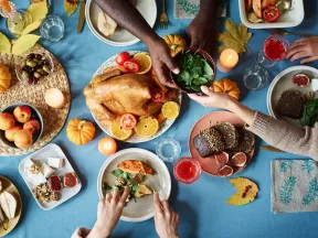 Thanksgiving meal.