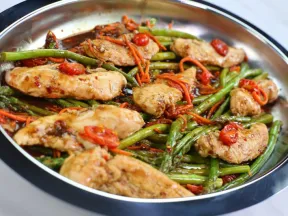 Balsamic Chicken with Vegetables (Video)
