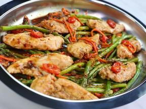Balsamic Chicken with Vegetables (Video)
