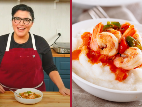 Shrimp & Cauliflower Grits Made Easy