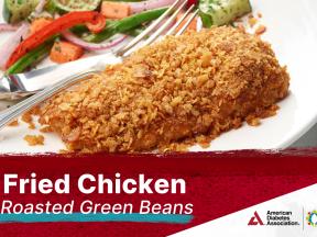 How to Make Air Fried Chicken with Roasted Green Beans