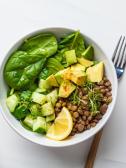 Lentils and Greens with Apples