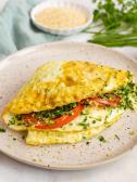 Quinoa, Spinach & Hummus Egg White Wraps