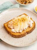 Pear and Cottage Cheese Toast