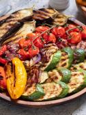 Grilled Summer Veggies with Herb Dressing