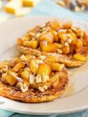 Apple Walnut French Toast (Cloud Bread)