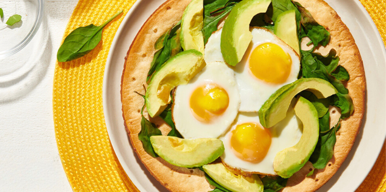 Avocado Egg Pizza